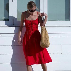 Ciao Lucia Gabriela Dress Chili NWT Medium